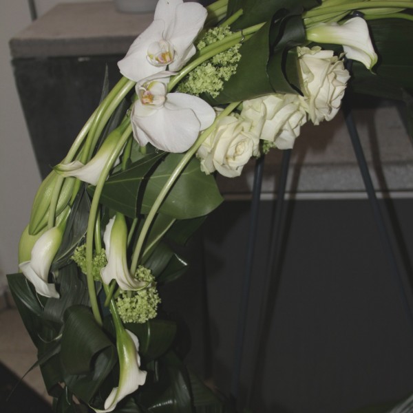 couronne design blanche © Fleur d’Ô 2016