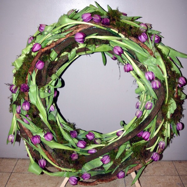 couronne tulipes © Fleur d’Ô 2016