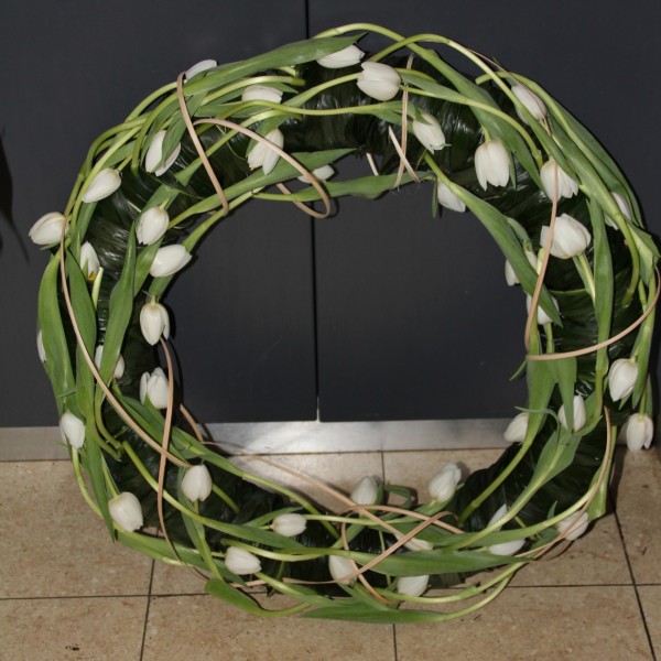 couronne tulipes  © Fleur d’Ô 2016