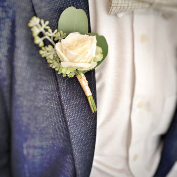 Boutonnières deco mariage © Fleur d’Ô 2018