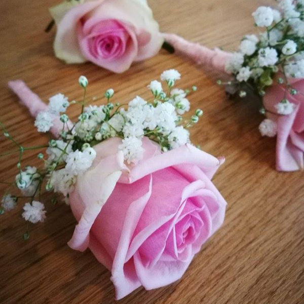 Boutonnières deco mariage © Fleur d’Ô 2018